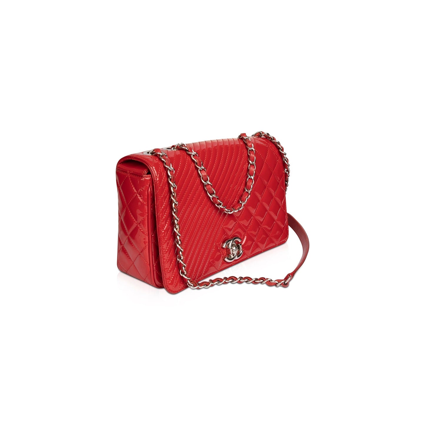 Chanel Medium Patent Leather Paris-Dubai Coco Boy Flap Bag