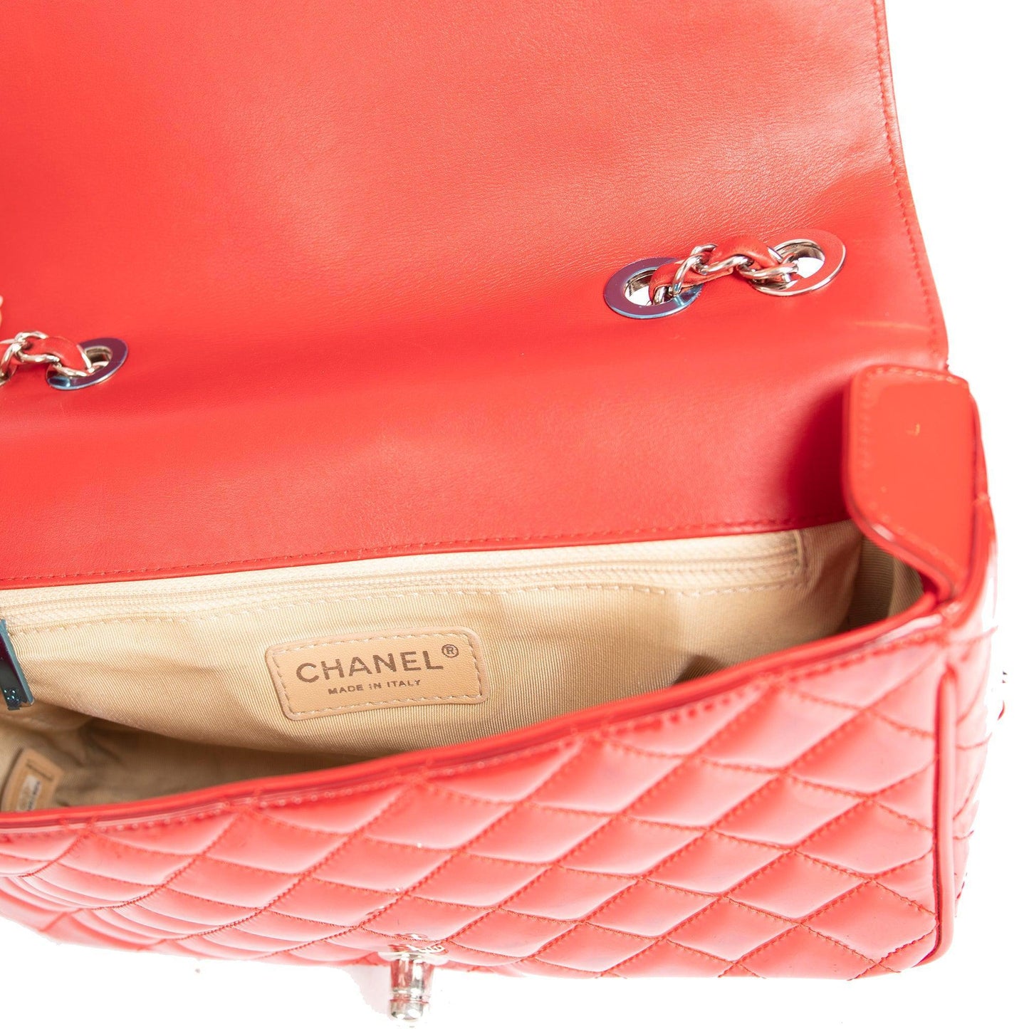 Chanel Medium Patent Leather Paris-Dubai Coco Boy Flap Bag