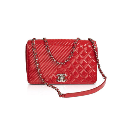 Chanel Medium Patent Leather Paris-Dubai Coco Boy Flap Bag