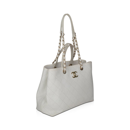 Chanel Medium Quilted Bullskin Neo Soft Shopping Tote