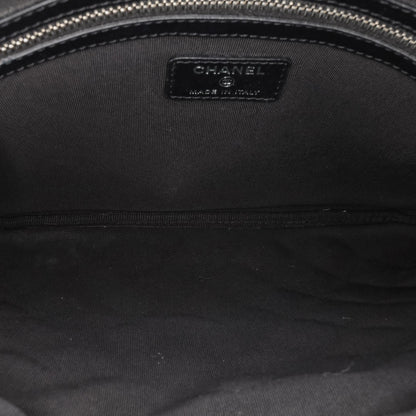 Chanel Medium Quilted Caviar Boy O Case Clutch