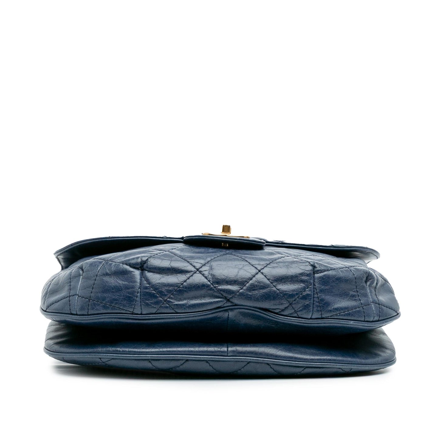 Chanel Medium Quilted Glazed Calfskin Bubble CC Flap