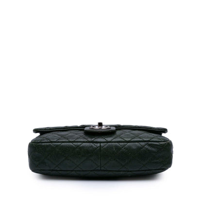 Chanel Medium Quilted Iridescent Caviar Easy Flap