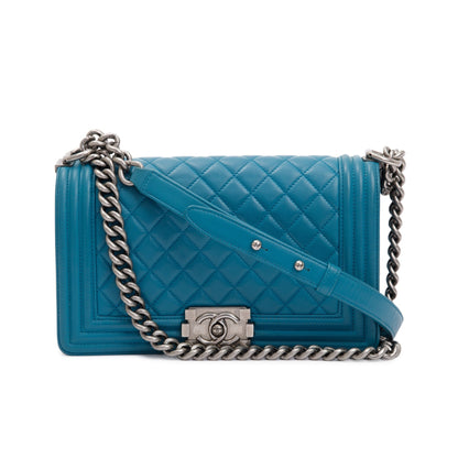 Chanel Medium Quilted Lambskin Boy Bag