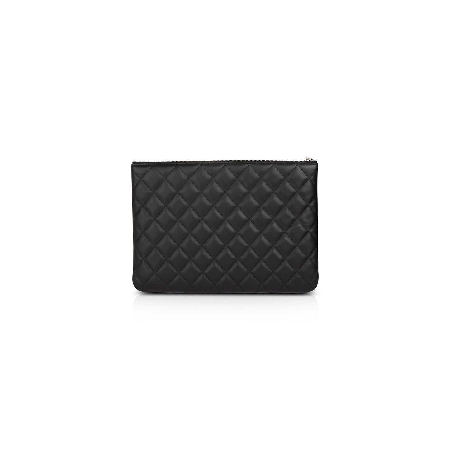 Chanel Medium Quilted Lambskin O-Case Clutch