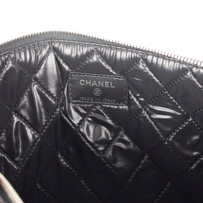 Chanel Medium Quilted Lambskin O-Case Clutch