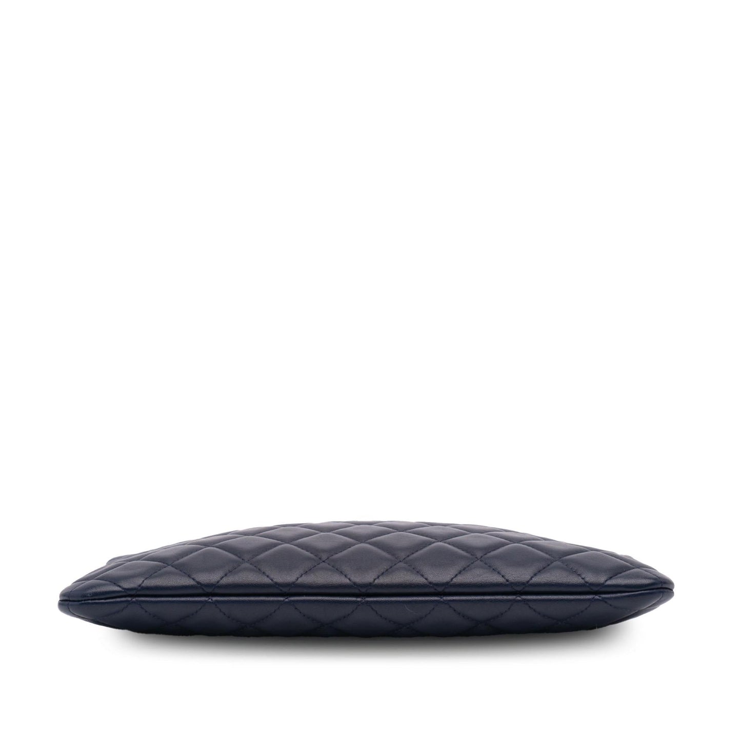 Chanel Medium Quilted Lambskin O Case Clutch