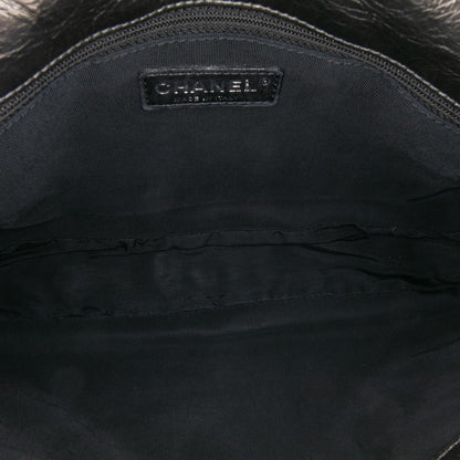 Chanel Medium Quilted Metallic Aged Calfskin Chain Me Flap