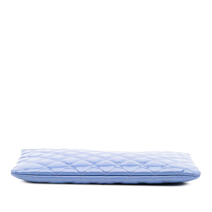 Chanel Medium Quilted Patent O Case Clutch