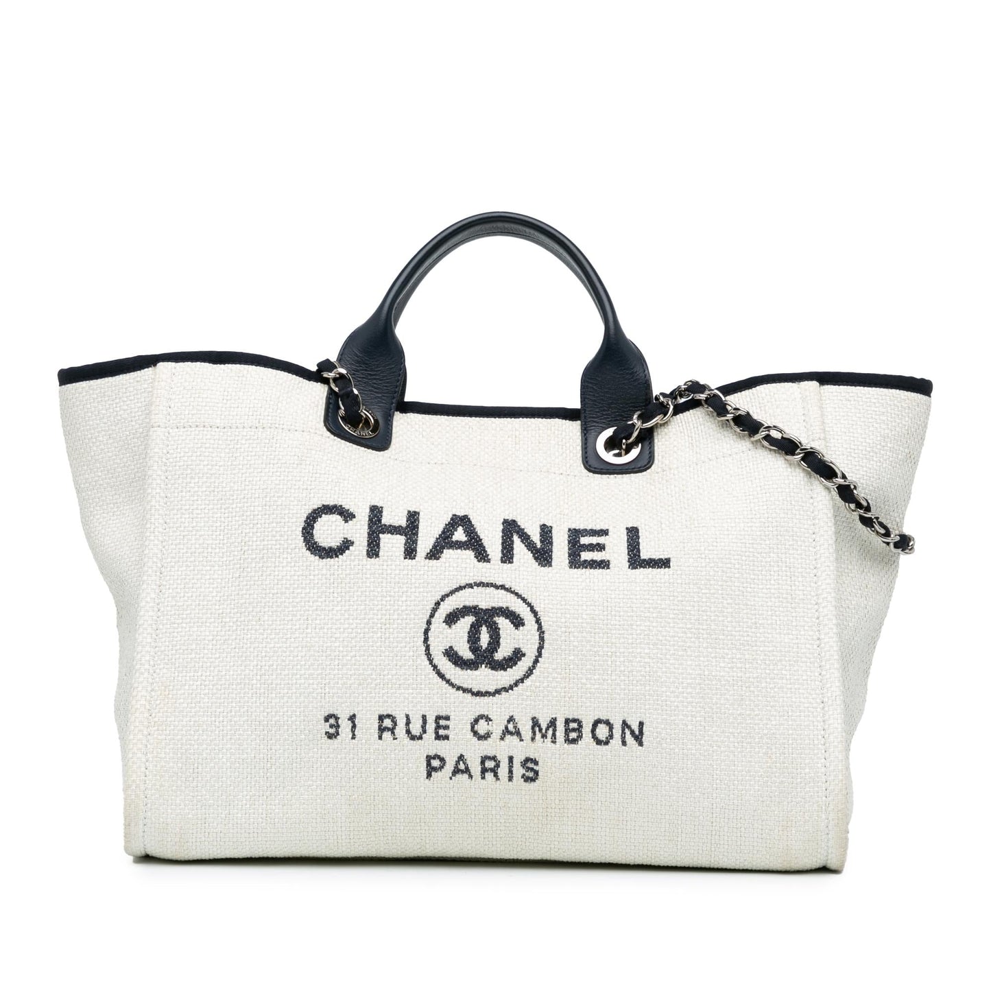 Chanel Medium Raffia Deauville Satchel (SHG-Vr6eIX)