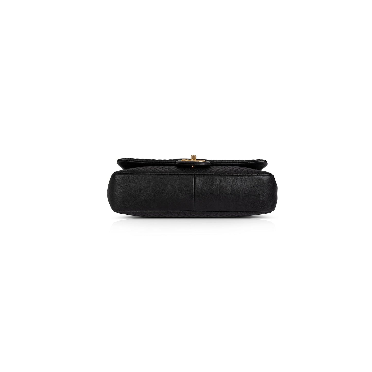 Chanel Medium Surpique Chevron Flap Bag