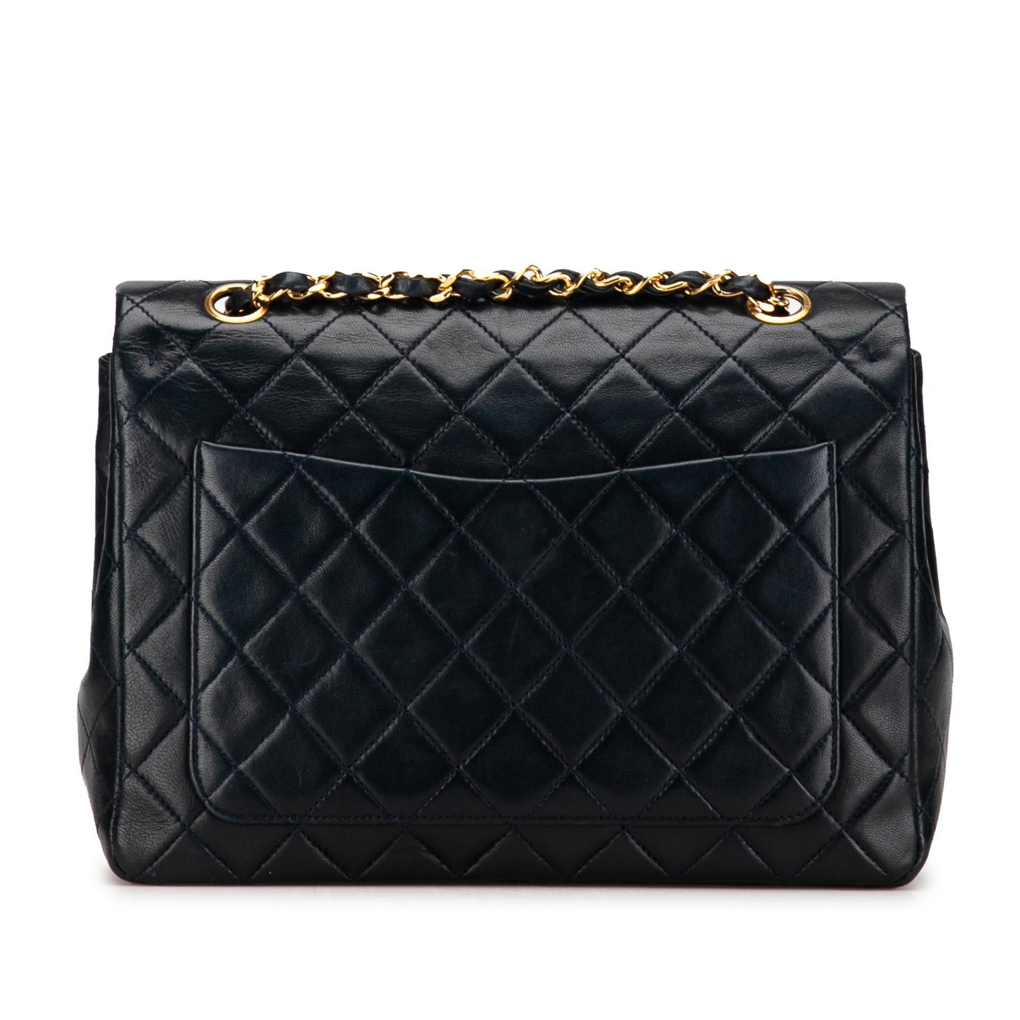 Chanel Medium Tall Classic Lambskin Double Flap (SHG-GtveFH)