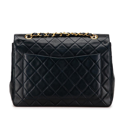 Chanel Medium Tall Classic Lambskin Double Flap (SHG-GtveFH)