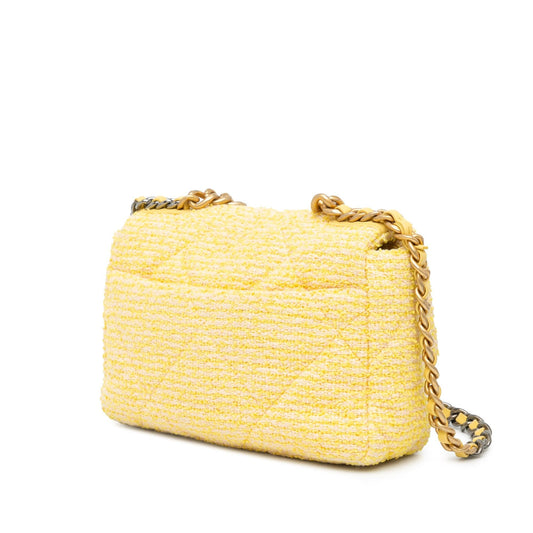 Chanel Medium Tweed 19 Flap (SHG-MtdIAp)