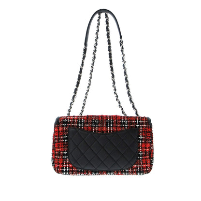Chanel Medium Tweed CC Filigree Flap (SHG-1z9KZx)