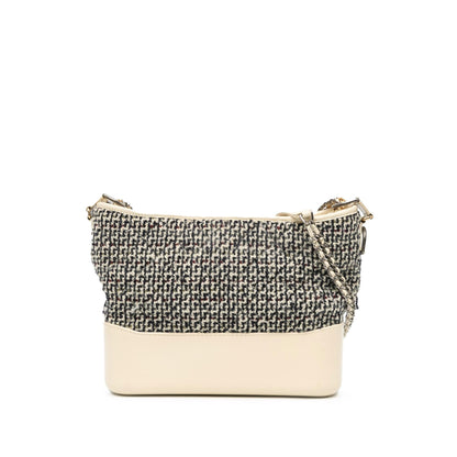Chanel Medium Tweed and Lambskin Gabrielle Crossbody (SHG-82DA66)