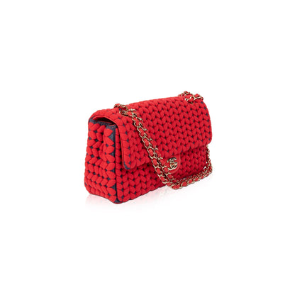 Chanel Medium Wool Calfskin Flap Bag