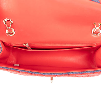 Chanel Medium Wool Calfskin Flap Bag