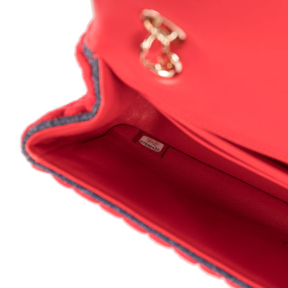 Chanel Medium Wool Calfskin Flap Bag