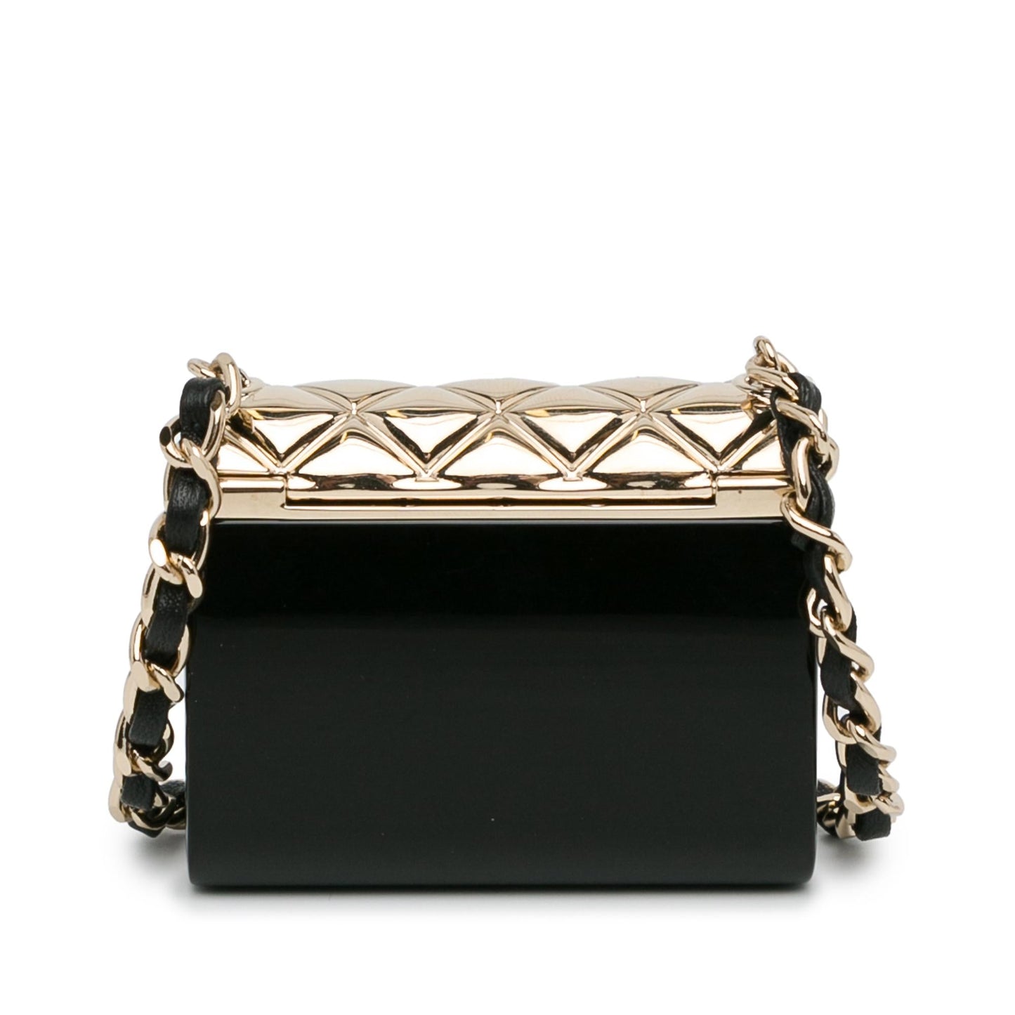 Chanel Metal And Resin Chain Flap Pendant Necklace (SHG-E4qmNQ)