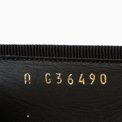 Chanel Metallic Leather CC Cap Toe Ballet Flats - Size 10.5 / 40.5