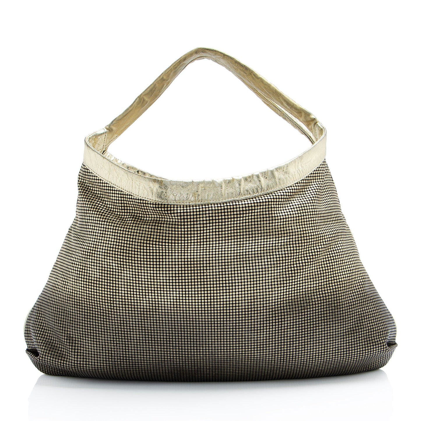 Chanel Metallic Perforated Leather Hollywood Hobo