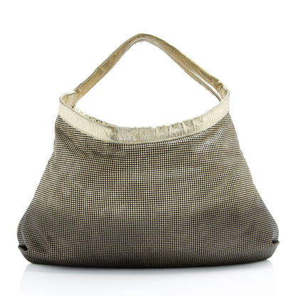 Chanel Metallic Perforated Leather Hollywood Hobo