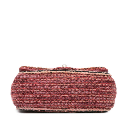 Chanel Mini Braided Classic Tweed Single Flap Bag