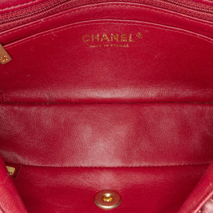 Chanel Mini Braided Classic Tweed Single Flap Bag