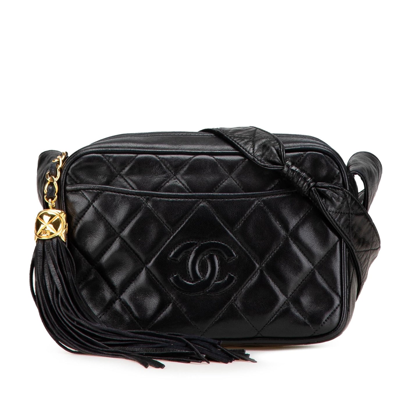 Chanel Mini CC Lambskin Tassel Camera Bag