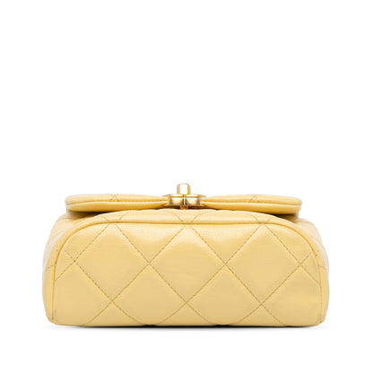 Chanel Mini CC Quilted Caviar Flap (SHG-ROmbk9)
