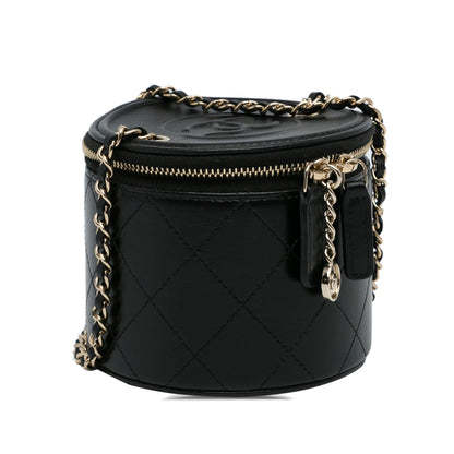 Chanel Mini CC Round Chain Vanity Bag