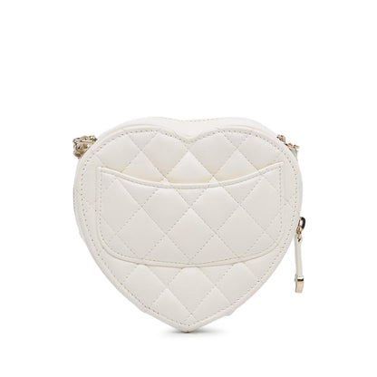 Chanel Mini CC in Love Heart Crossbody (SHG-RVQMkk)