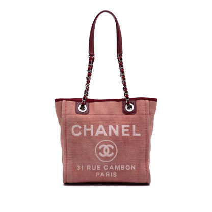 Chanel Mini Canvas Deauville Tote