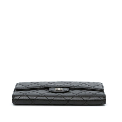 Chanel Mini Classic Caviar Flap Wallet on Chain (SHG-oPUFCl)