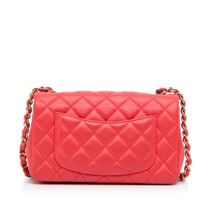 Chanel Mini Classic Lambskin Rectangular Single Flap