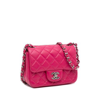 Chanel Mini Classic Lambskin Square Flap (SHG-7URREH)