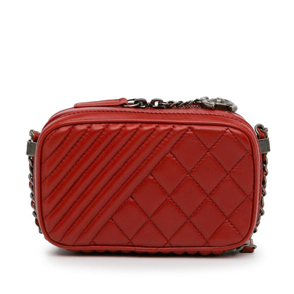 Chanel Mini Coco Boy Camera Bag (SHG-qdlenn)