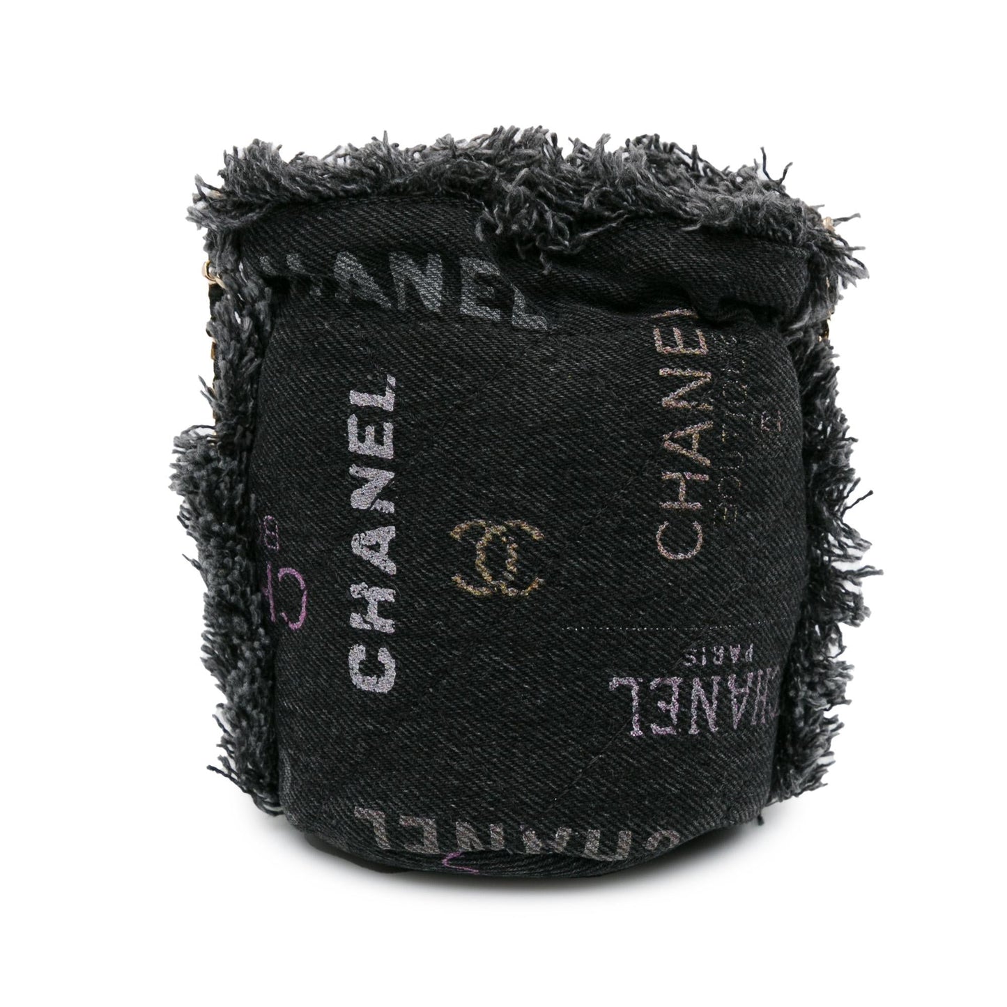 Chanel Mini Denim Mood Bucket with Chain