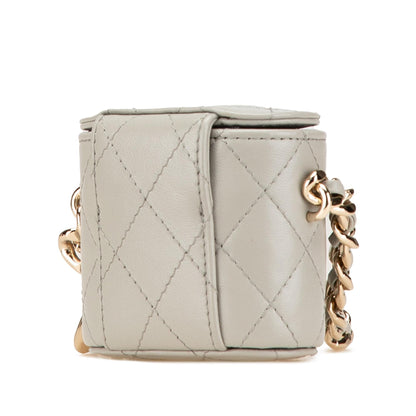 Chanel Mini Lambskin Elegant Chain Vanity Case