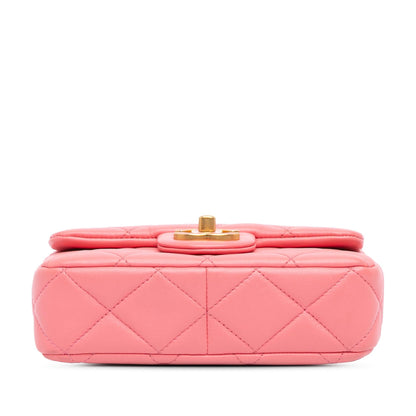 Chanel Mini Lambskin Pending CC Flap