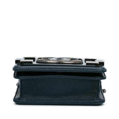 Chanel Mini Plexiglass and Leather Boy Brick Flap (SHG-IaaHc5)
