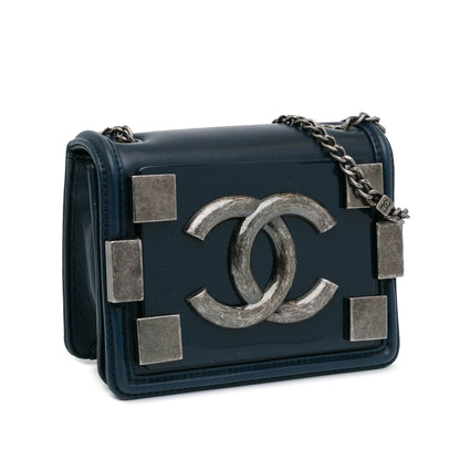Chanel Mini Plexiglass and Leather Boy Brick Flap (SHG-IaaHc5)