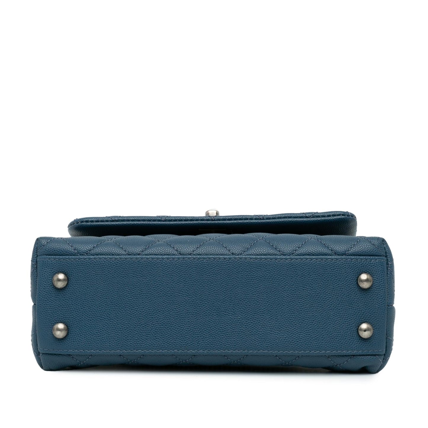 Chanel Mini Quilted Caviar Coco Top Handle Bag (SHG-0p2bzJ)