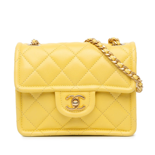 Chanel Mini Quilted Caviar Sweet Classic Flap (SHG-7qkTJa)