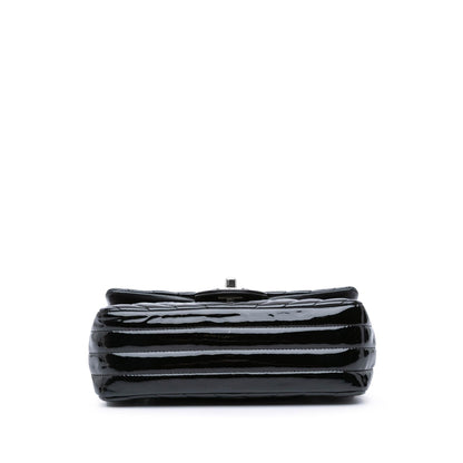 Chanel Mini Rectangular Classic Chevron Patent Single Flap
