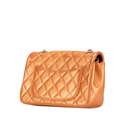 Chanel Mini Rectangular Classic Iridescent Lambskin Single Flap