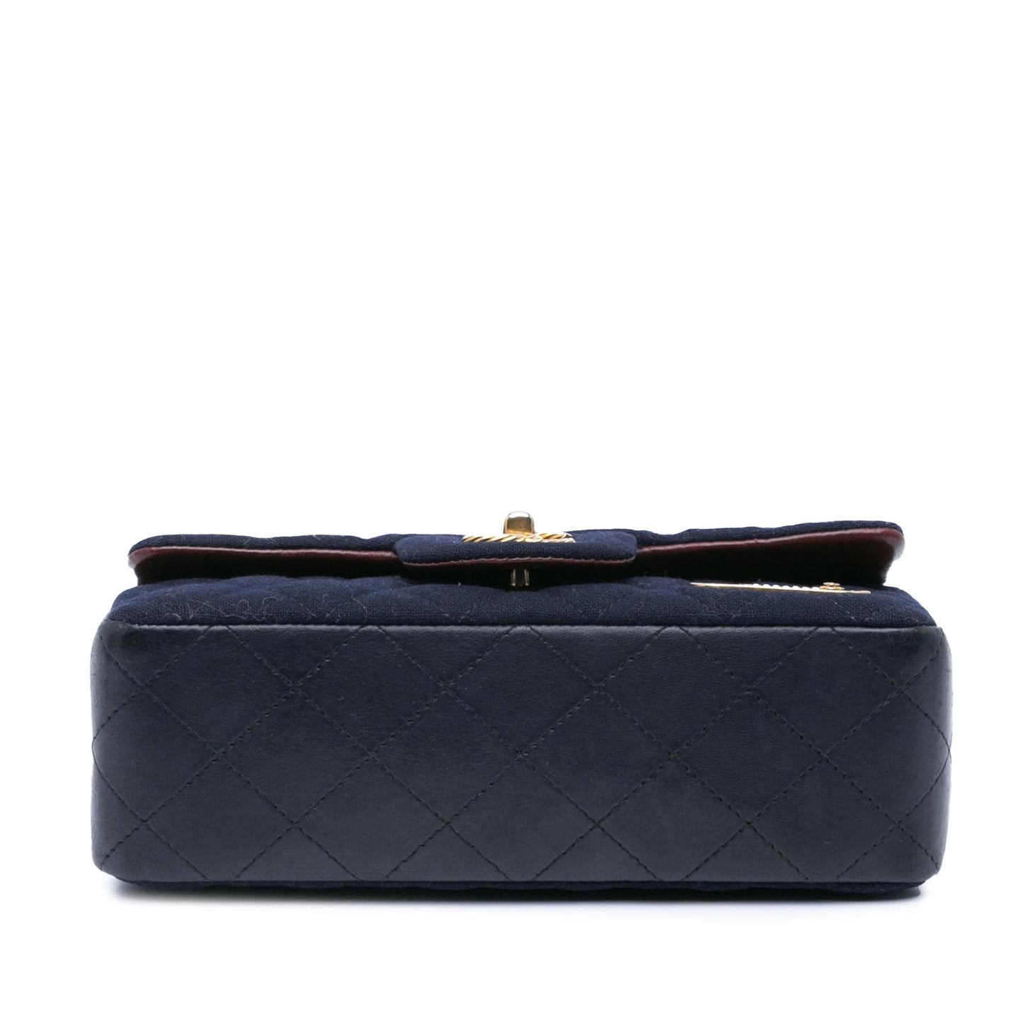 Chanel Mini Rectangular Classic Jersey Sailor Single Flap
