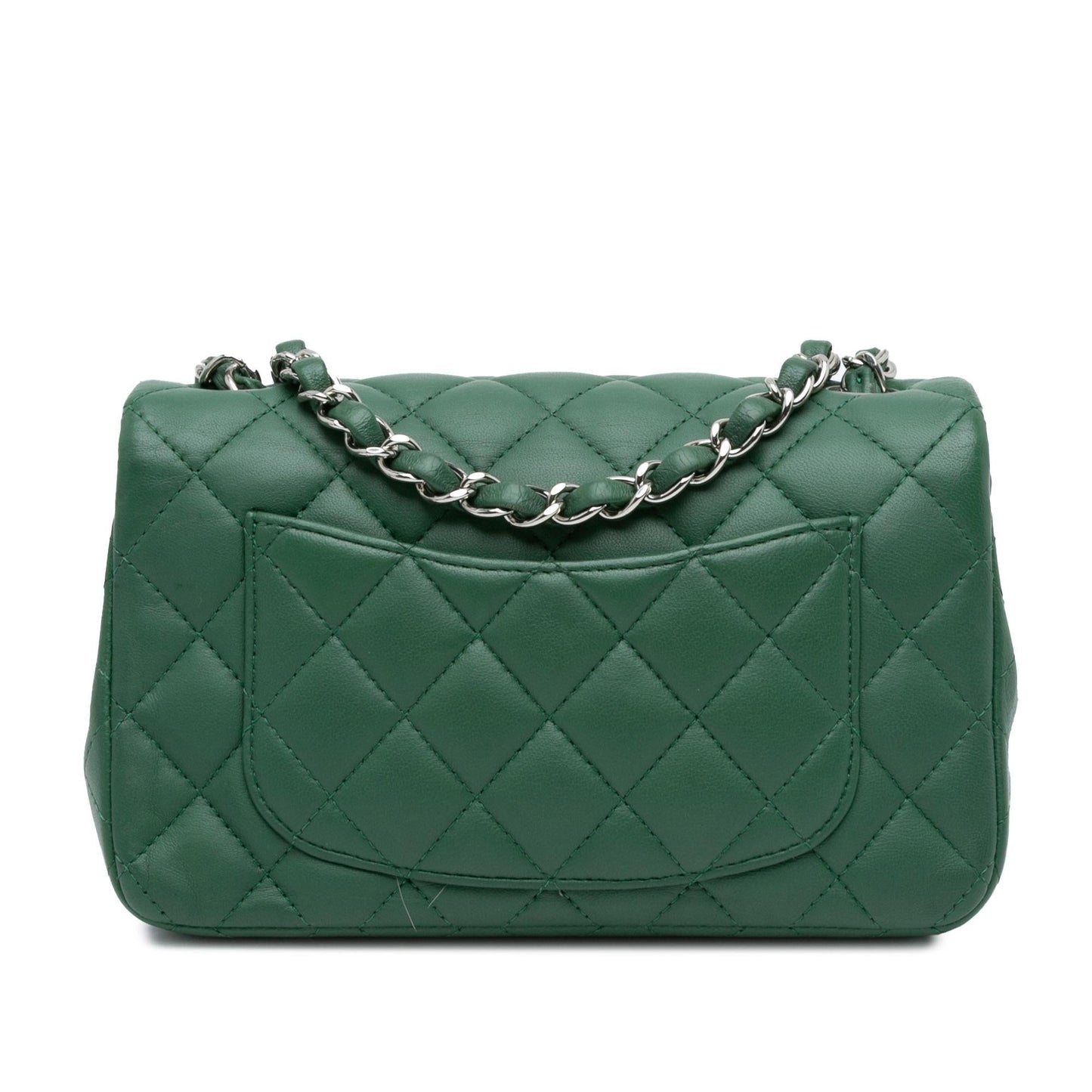 Chanel Mini Rectangular Classic Lambskin Single Flap (SHG-VkUtVQ)