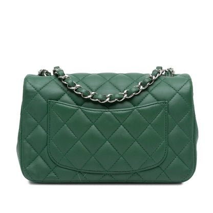 Chanel Mini Rectangular Classic Lambskin Single Flap (SHG-VkUtVQ)